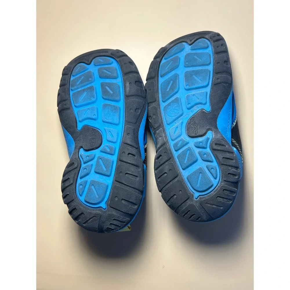 Keen Stingray Kids Water Sandals Blue Yellow Black 1025662 Size 10 US Toddler